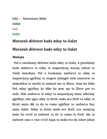 Ɗelewer ta Galat